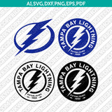 Tampa Bay Lightning Logo SVG | NHL Hockey Vector Cricut Silhouette