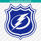 Tampa Bay Lightning SVG Bundle – NHL Hockey Logo Vector Cricut
