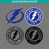 Tampa Bay Lightning Logo SVG | NHL Hockey Vector Cricut Silhouette