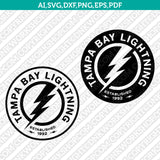 Tampa Bay Lightning Logo SVG | NHL Hockey Vector Cricut Silhouette