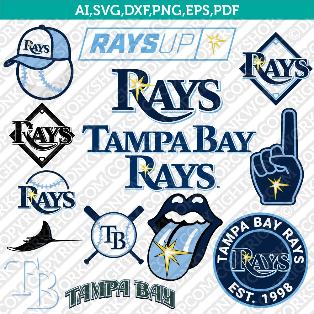 Tampa Bay Rays Logo SVG | Commercial & Personal Use – DNKWorkshop