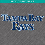 Tampa Bay Rays SVG Bundle – MLB Baseball Logo Vector Cricut