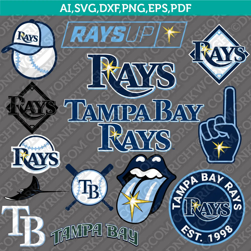 Tampa Bay Rays Logo SVG | Commercial & Personal Use – DNKWorkshop