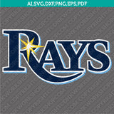Tampa Bay Rays SVG Bundle – MLB Baseball Logo Vector Cricut