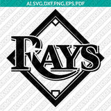 Tampa Bay Rays SVG Bundle – MLB Baseball Logo Vector Cricut