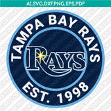 Tampa Bay Rays SVG Bundle – MLB Baseball Logo Vector Cricut