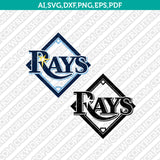Tampa Bay Rays SVG Vector Logo – Baseball Cut Files for Cricut & Silhouette