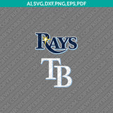 Tampa Bay Rays SVG Vector Logo – Baseball Cut Files for Cricut & Silhouette