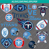 Tennessee Titans SVG Bundle – NFL Football Logo Vector Cricut