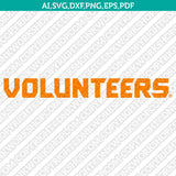 Tennessee Volunteers Logo SVG Bundle | NCAA College Vector Cricut