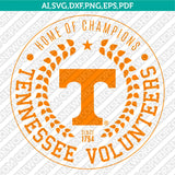 Tennessee Volunteers Logo SVG Bundle | NCAA College Vector Cricut