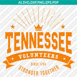 Tennessee Volunteers Logo SVG Bundle | NCAA College Vector Cricut