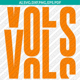 Tennessee Volunteers Logo SVG Bundle | NCAA College Vector Cricut