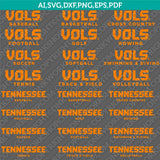 Tennessee Volunteers Logo SVG Bundle | NCAA College Vector Cricut