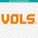 Tennessee Volunteers Logo SVG Bundle | NCAA College Vector Cricut