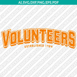 Tennessee Volunteers Logo SVG Bundle | NCAA College Vector Cricut