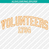 Tennessee Volunteers Logo SVG Bundle | NCAA College Vector Cricut