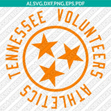 Tennessee Volunteers Logo SVG Bundle | NCAA College Vector Cricut