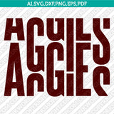 Texas A&M Aggies SVG Bundle | NCAA College Vector Cricut