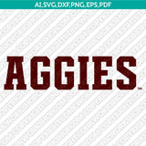 Texas A&M Aggies SVG Bundle | NCAA College Vector Cricut