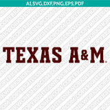 Texas A&M Aggies SVG Bundle | NCAA College Vector Cricut