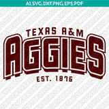 Texas A&M Aggies SVG Bundle | NCAA College Vector Cricut