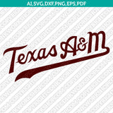 Texas A&M Aggies SVG Bundle | NCAA College Vector Cricut