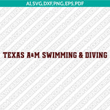Texas A&M Aggies SVG Bundle | NCAA College Vector Cricut