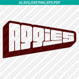 Texas A&M Aggies SVG Bundle | NCAA College Vector Cricut