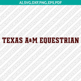 Texas A&M Aggies SVG Bundle | NCAA College Vector Cricut