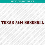 Texas A&M Aggies SVG Bundle | NCAA College Vector Cricut