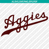 Texas A&M Aggies SVG Bundle | NCAA College Vector Cricut