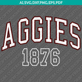 Texas A&M Aggies SVG Bundle | NCAA College Vector Cricut