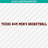 Texas A&M Aggies SVG Bundle | NCAA College Vector Cricut