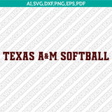 Texas A&M Aggies SVG Bundle | NCAA College Vector Cricut