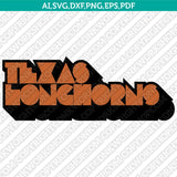 Texas Longhorns Logo SVG Bundle | NCAA College Vector Cricut