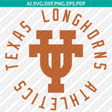 Texas Longhorns Logo SVG Bundle | NCAA College Vector Cricut