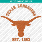 Texas Longhorns Logo SVG Bundle | NCAA College Vector Cricut