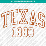 Texas Longhorns Logo SVG Bundle | NCAA College Vector Cricut
