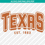 Texas Longhorns Logo SVG Bundle | NCAA College Vector Cricut