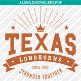 Texas Longhorns Logo SVG Bundle | NCAA College Vector Cricut