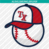 Texas Rangers SVG Bundle – MLB Baseball Logo Vector Cricut
