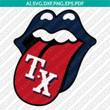Texas Rangers SVG Bundle – MLB Baseball Logo Vector Cricut