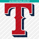 Texas Rangers SVG Bundle – MLB Baseball Logo Vector Cricut