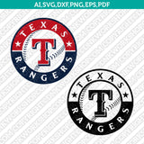 Texas Rangers Logo SVG Vector – Baseball Cut Files for Cricut & Silhouette