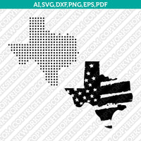 Texas State Bundle SVG Cricut Cut File Silhouette Cameo Clipart Png Eps Dxf Vector
