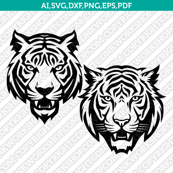 Tiger mascot image Royalty Free Stock SVG Vector