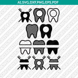 Tooth Monogram SVG Vector Cricut Cut File Clipart Png Eps Dxf