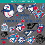 Toronto Blue Jays SVG Bundle – MLB Baseball Logo Vector Cricut