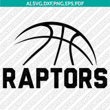 Toronto Raptors Logo SVG | NBA Vector Cricut & Silhouette